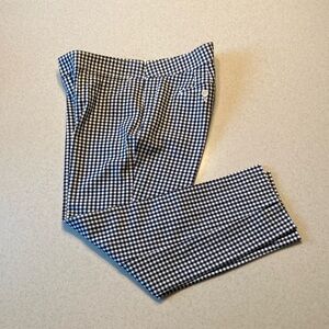 Talbots Petites Checkered Cropped Pant Size 6P